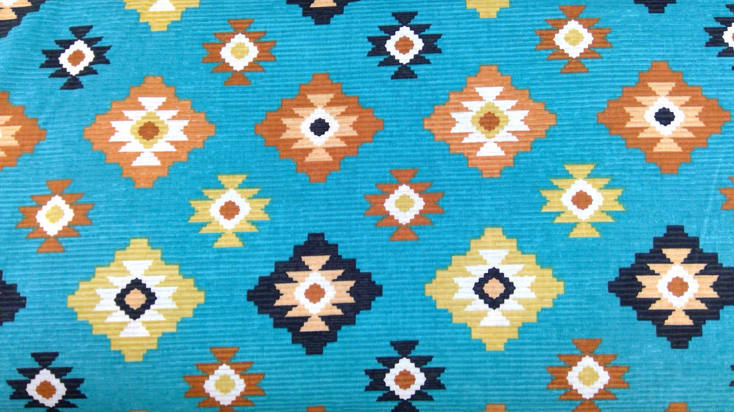 Southwest Vista Turquoise Multi  Navaho