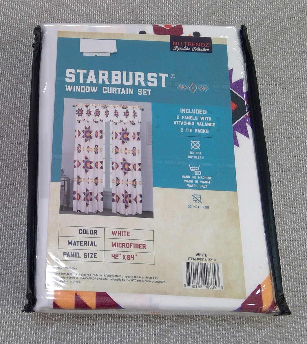 Starburst Window Curtain Set