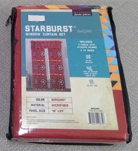 Load image into Gallery viewer, Starburst Window Curtain Set
