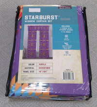 Load image into Gallery viewer, Starburst Window Curtain Set
